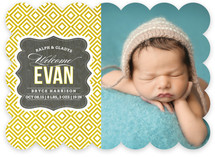 Vintage Paper Birth Announcements