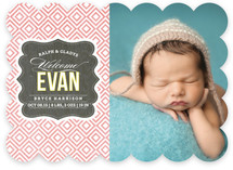 Vintage Paper Birth Announcements