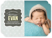 Vintage Paper Birth Announcements