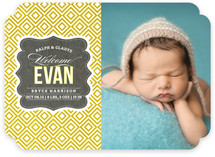 Vintage Paper Birth Announcements