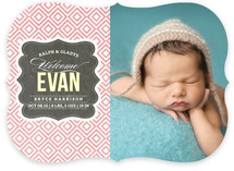 Vintage Paper Birth Announcements
