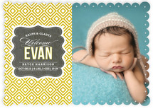 Vintage Paper Birth Announcements