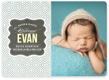 Vintage Paper Birth Announcements