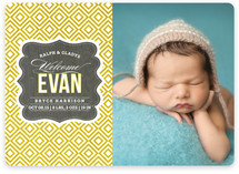 Vintage Paper Birth Announcements