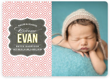 Vintage Paper Birth Announcements