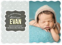 Vintage Paper Birth Announcements