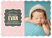 Vintage Paper Birth Announcements