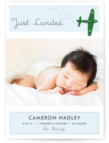 Fly By Baby Birth Announcements
