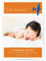 Fly By Baby Birth Announcements