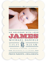 Wild West Baby Birth Announcements