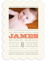 Wild West Baby Birth Announcements