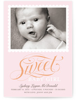 Sweet Baby Birth Announcements