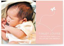 Butterfly Kisses Birth Announcements