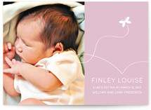 Butterfly Kisses Birth Announcements