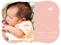 Butterfly Kisses Birth Announcements