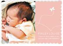 Butterfly Kisses Birth Announcements