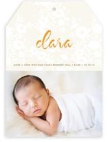 Vintage Eyelet Birth Announcements