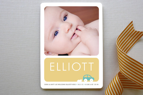 Baby Coupe Birth Announcements
