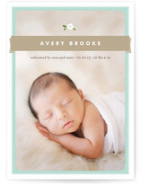 Sweet Gardenia Birth Announcements
