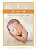 Sweet Gardenia Birth Announcements