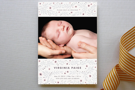 Beautiful Branches Birth Announcements