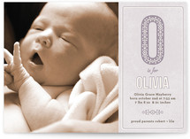Antique Alphabet Birth Announcements