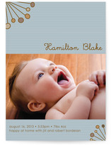 Deco Sunburst Birth Announcements