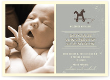 Vintage Welcome Birth Announcements