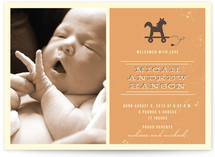 Vintage Welcome Birth Announcements