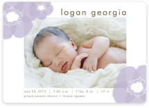 Soft Petals Birth Announcements