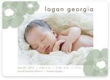 Soft Petals Birth Announcements