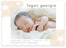 Soft Petals Birth Announcements