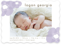 Soft Petals Birth Announcements