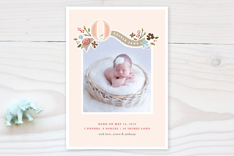 Fairy Tale Beginnings Birth Announcements