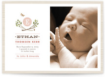 Norwegian Wood Birth Announcements