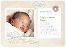 Home Sweet Home Birth Announcements