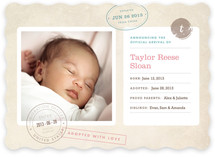 Home Sweet Home Birth Announcements