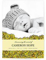 Baby Bloom Birth Announcements