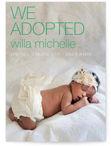 Adopted Urban Birth Announcements