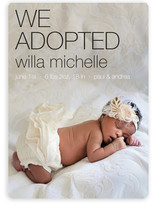 Adopted Urban Birth Announcements