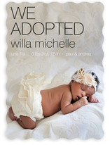 Adopted Urban Birth Announcements