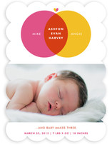 Baby Makes Three Birth Announcements