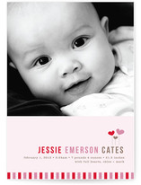 New Little Heart Birth Announcements
