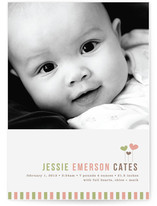 New Little Heart Birth Announcements