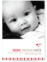 New Little Heart Birth Announcements