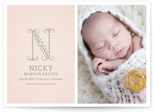 Initial Birth Announcements