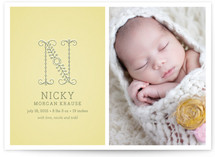Initial Birth Announcements