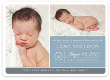 From Your Nose to Your Toes Birth Announcements
