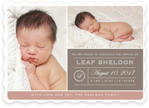 From Your Nose to Your Toes Birth Announcements