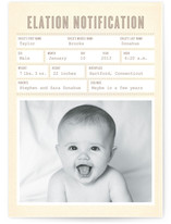 Elation Notification Birth Announcements